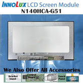 14.0“ No Touch 16:9 Innolux New 1920*1080 Laptop LCD Screen Module 1000:1 EDP 30Pins N140HCA-G51