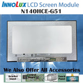 14.0“ No Touch 16:9 Innolux New 1920*1080 Laptop LCD Screen Module 1500:1 EDP 30Pins N140HCE-G51