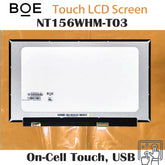 15.6“ On-Cell Touch, I²C 16:9 Brand New BOE 1366*768 Laptop LCD Screen Module 400:1 EDP 40Pins NT156WHM-T03