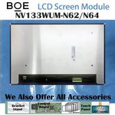 13.3“ 16:9 No Touch Brand New BOE 1920*1080 Laptop LCD Screen Module 1200:1 EDP 30Pins NV133WUM-N62/N64
