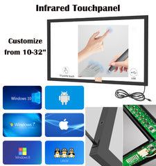 13.3“ 16:9 No Touch Brand New BOE 1920*1080 Laptop LCD Screen Module 800:1 EDP 30Pins NV133FHM-N56