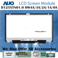 12.5“ No Touch Brand New 1366*768 Laptop LCD Screen Module EDP 30Pins B125XTN01.0 HW0A/1A/2A/3A/4A