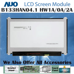 13.3“ 16:9 No Touch Brand New AUO 1920*1080 Laptop LCD Screen Module 800:1 EDP 30Pins B133HAN04.1 HW1A/0A/2A