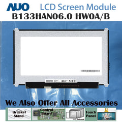 13.3“ 16:9 No Touch Brand New AUO 1920*1080 Laptop LCD Screen Module 600:1 EDP 30Pins B133HAN06.0 HW0A/B