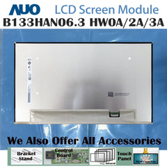 13.3“ 16:9 No Touch Brand New AUO 1920*1080 Laptop LCD Screen Module 800:1 EDP 30Pins B133HAN06.3 HW0A/2A/3A