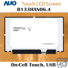 13.3“ On-Cell Touch USB, Brand New 1920*1080 Laptop LCD Screen Module 700:1 EDP 40Pins B133HAN06.4