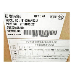 14.0“ No Touch 16:9 AUO New 1920*1080 Laptop LCD Screen Module 800:1  EDP 30Pins B140HAN02.0/2