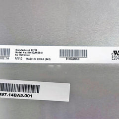 16:10 14.0“ No Touch New 2240*1400  Laptop LCD Screen Module EDP 40Pins B140QAN05.0 HW1A/0A/3A
