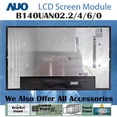 14.0“ No Touch 16:10 New 1920*1200 Laptop LCD Screen Module 1200:1  EDP 30Pins B140UAN02.4/2/6/0