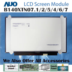 14.0“ No Touch 16:9 New 1366*768 Laptop LCD Screen Module 400:1  EDP 30Pins B140XTN07.1/2/5/4/6/7