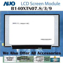 14.0“ No Touch 16:9 New 1366*768 Laptop LCD Screen Module 500:1  EDP 30Pins B140XTN07.9/3/8