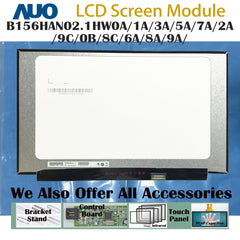 15.6" No Touch New 1920 x 1080 Laptop LCD Screen Module EDP 30 Pins B156HAN02.1HW0A/1A/3A/5A/7A/2A /9C/0B/8C/6A/8A/9A