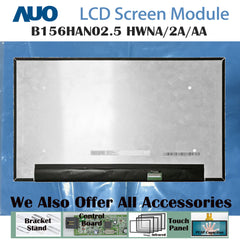 15.6" No Touch New 1920 x 1080 AUO Laptop LCD Screen Module EDP 40 Pins B156HAN02.5 HWAA/2A/NA