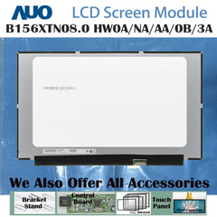 15.6" No Touch New 1366 x 768 Laptop LCD Screen Module EDP 30 Pins B156XTN08.0 HW0A/NA/AA/0B/3A