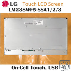 23.8“ In-Cell Touch, USB 1920*1080 Laptop LCD Screen Module EDP 30Pins FHD 95% SRGB 1.92kg 10pcs/carton LM238WF5-SSA1/2/3