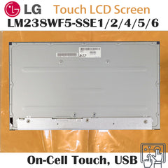 23.8“ In-Cell Touch, USB 1920*1080 Laptop LCD Screen Module EDP 30Pins FHD 95% SRGB 1.92kg 10pcs/carton LM238WF5-SSE1/2/4/5/6
