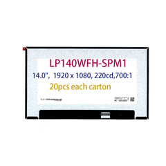 LP140WFH-SPM1, 1920 x 1080, 14.0" LCD Screen