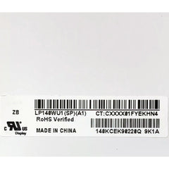 14.0“ No Touch 16:10 New 1920*1200 Laptop LCD Screen Module 1000:1  EDP 30Pins LP140WU1-SPA1