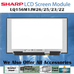 15.6" No Touch New 1920 x 1080 SHARP Laptop LCD Screen Module EDP 40 Pins LQ156M1JW26/5/3/2