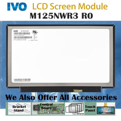12.5“ No Touch Brand New 1366*768 Laptop LCD Screen Module EDP 30Pins M125NWR3 R0