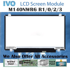 14.0“ No Touch New 1366*768  Laptop LCD Screen Module 500:1  EDP 30Pins M140NWR6 R1/0/2/3