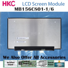 15.6" No Touch New 1920 x 1080 HKC Laptop LCD Screen Module EDP 30 Pins MB156CS01-1/6