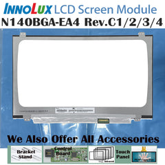 14.0“ No Touch 16:9 Innolux New 1366*768 Laptop LCD Screen Module 500:1  EDP 30Pins N140BGA-EA4 Rev.C1/2/3/4