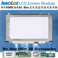 14.0“ No Touch 16:9 Innolux New 1920*1080 Laptop LCD Screen Module 800:1  EDP 30Pins N140HCA-EAC Rev.C1/C2/C3/C4/C4/C6