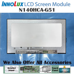 14.0“ No Touch 16:9 Innolux New 1920*1080 Laptop LCD Screen Module 1000:1  EDP 30Pins N140HCA-G51