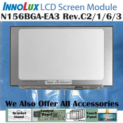 15.6" 500:1 No Touch New 1920 x 1080 Innolux Laptop LCD Screen Module EDP 30 Pins N156BGA-EA3 Rev.C1/2/3/6