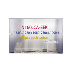 16:10 N160JCA-EEK, 1920 x 1200, 16.0" LCD Screen