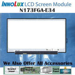 17.3“ No Touch Brand 500:1 New 1600*900 Laptop LCD Screen Module EDP 30Pins N173FGA-E34