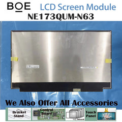 17.3“ No Touch 1500:1 BOE Brand New 3840*2160 Laptop LCD Screen Module 16:9 EDP 40Pins NE173QUM-N63