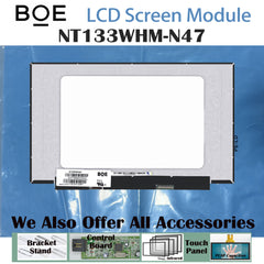 13.3“ 16:9 No Touch Brand New BOE 1366*768 Laptop LCD Screen Module 500:1 EDP 30Pins NT133WHM-N47