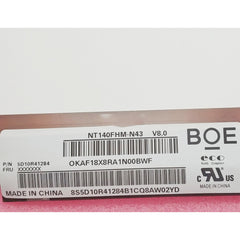 14.0“ No Touch New 1920*1080  Laptop LCD Screen Module 500:1  EDP 30Pins NT140FHM-N41/2/3/4/5/6/7
