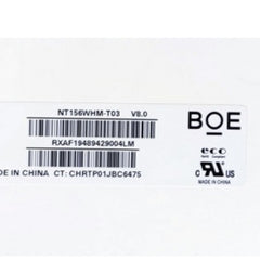 15.6“ On-Cell Touch, I²C 16:9 Brand New BOE 1366*768 Laptop LCD Screen Module 400:1 EDP 40Pins NT156WHM-T03