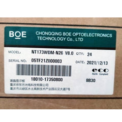 17.3“ No Touch Brand 500:1 New 1660*900 Laptop LCD Screen Module EDP 30Pins NT173WDM-N23/24/25/26/27