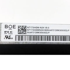 17.3“ No Touch Brand 500:1 New 1660*900 Laptop LCD Screen Module EDP 30Pins NT173WDM-N23/24/25/26/27