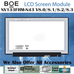 13.3“ 16:9 No Touch Brand New BOE 1920*1080 Laptop LCD Screen Module EDP 30Pins NV133FHM-N43 V8.0/1/2/3