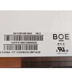 13.3“ 16:9 No Touch Brand New BOE 1920*1080 Laptop LCD Screen Module EDP 30Pins NV133FHM-N43 V8.0/1/2/3
