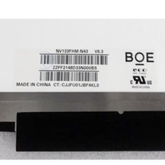 13.3“ 16:9 No Touch Brand New BOE 1920*1080 Laptop LCD Screen Module EDP 30Pins NV133FHM-N43 V8.0/1/2/3