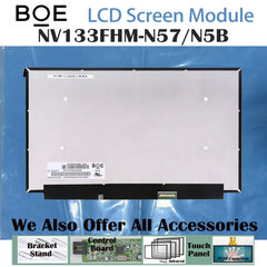 13.3“ 16:9 No Touch Brand New BOE 1920*1080 Laptop LCD Screen Module 800:1 EDP 30Pins NV133FHM-N5B/N57