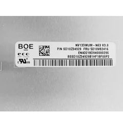 13.3“ 16:9 No Touch Brand New BOE 1920*1080 Laptop LCD Screen Module 1000:1 EDP 30Pins NV133WUM-N61/N63