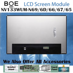 13.3“ 16:9 No Touch Brand New BOE 1920*1080 Laptop LCD Screen Module 1500:1 EDP 30Pins NV133WUM-N69/67/6D/65/66