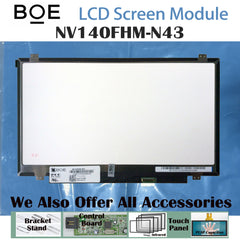 14.0“ No Touch 16:9 BOE New 1920*1080 Laptop LCD Screen Module 800:1  EDP 30Pins NV140FHM-N43