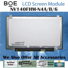 14.0“ No Touch 16:9 BOE New 1920*1080 Laptop LCD Screen Module 800:1  EDP 30Pins NV140FHM-N4A/B/6