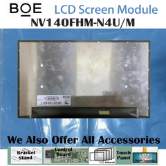 14.0“ No Touch 16:9 BOE New 1920*1080 Laptop LCD Screen Module 800:1  EDP 30Pins NV140FHM-N4U/M