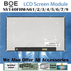 14.0“ No Touch 16:9 New 1920*1080 Laptop LCD Screen Module 800:1  EDP 30Pins NV140FHM-N61/2/3/4/5/6/7/9