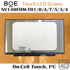 14.0“ 800:1 Touch Screen 1920*1080 BOE Brand New Laptop LCD Screen Module NV140FHM-T01/0/A/7/5/3/4