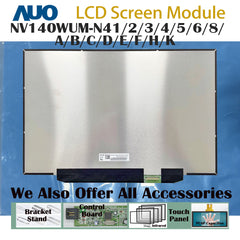 16:10 14.0“ No Touch New 1920*1200  Laptop LCD Screen Module EDP 30Pins NV140WUM-N41/2/3/4/5/6/8/A/B/C/D/E/F/H/K